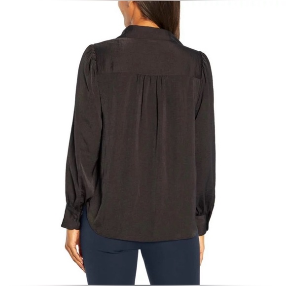 NWT Banana Republic Long Sleeve Satin Pullover - Picture 2 of 8